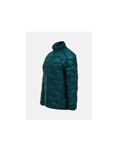 Kurtka puchowa męska peak performance m helium down jacket kolor zielony