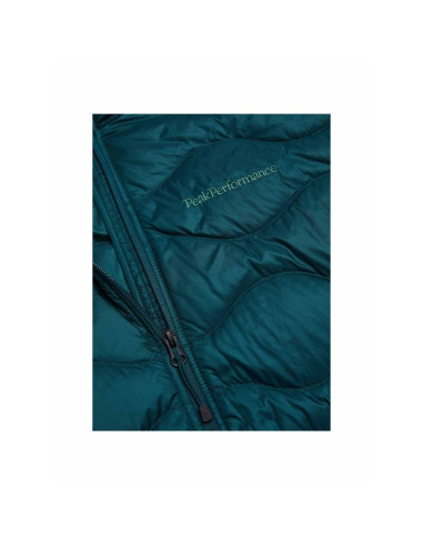 Kurtka puchowa męska peak performance m helium down jacket kolor zielony