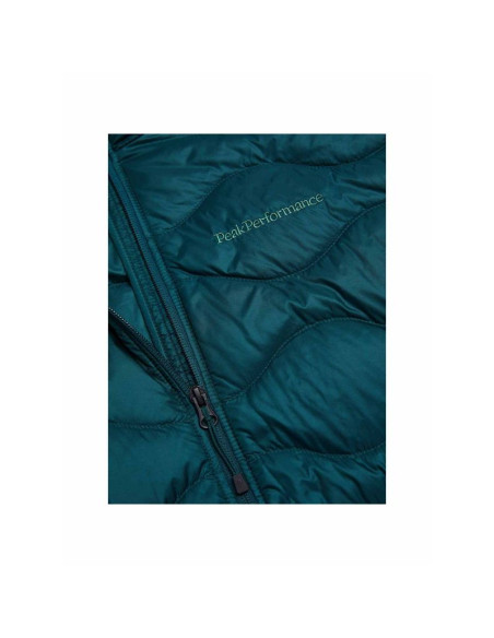 Kurtka puchowa męska peak performance m helium down jacket kolor zielony