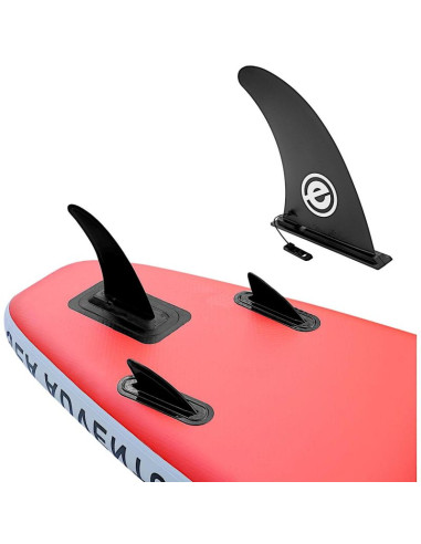 Zestaw - deska sup 150kg dmuchana enero 320x81x15cm shark
