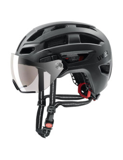 Kask rowerowy uvex finale visor 56-61cm, black matt