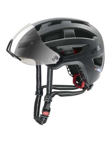 Kask rowerowy uvex finale visor 56-61cm, black matt