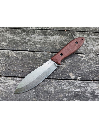 Nóż lkw modern nessmuk micarta