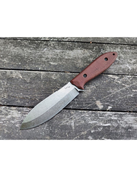 Nóż lkw modern nessmuk micarta