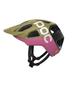 Kask rowerowy poc cularis oliwka/różowy
