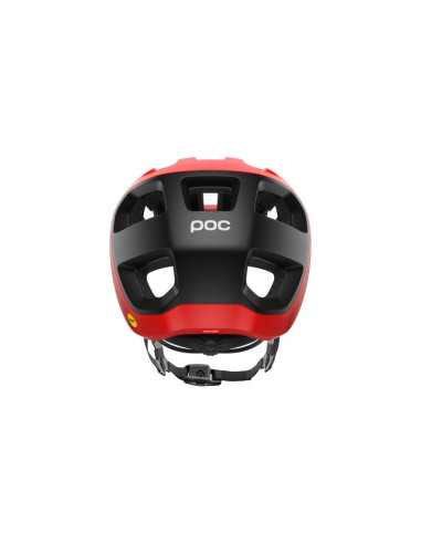 Kask rowerowy poc cularis czerwono czarny