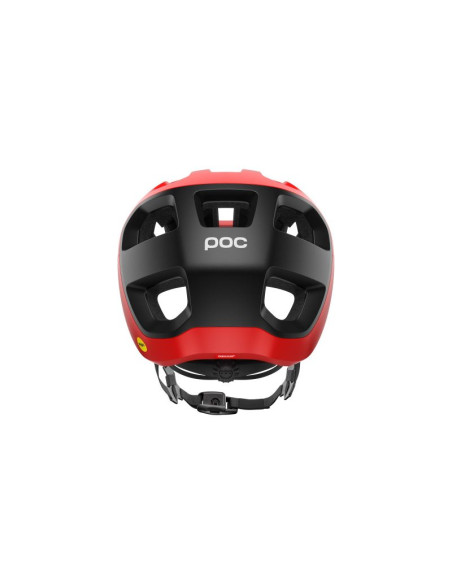Kask rowerowy poc cularis czerwono czarny