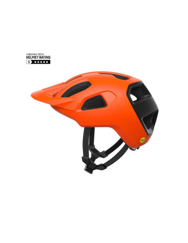 Kask rowerowy poc cularis pomarańczowy