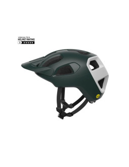 Kask rowerowy poc cularis zielono biały