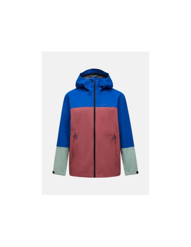 Kurtka męska peak performance m trail hipe 2.5l shell jacket kolor niebieski