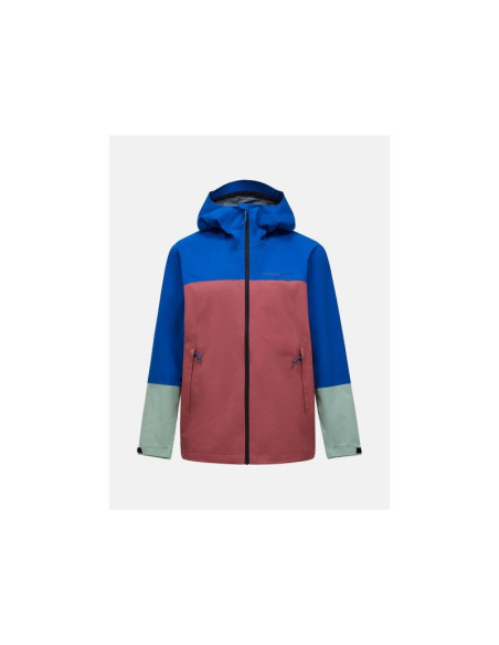 Kurtka męska peak performance m trail hipe 2.5l shell jacket kolor niebieski