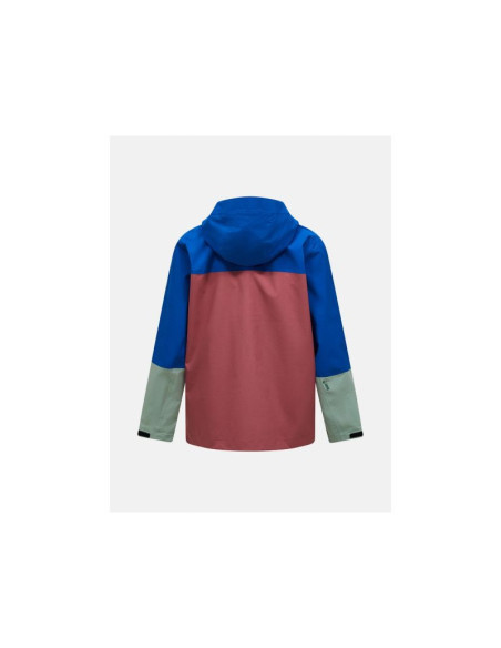 Kurtka męska peak performance m trail hipe 2.5l shell jacket kolor niebieski