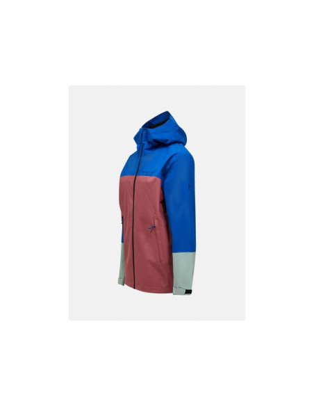 Kurtka męska peak performance m trail hipe 2.5l shell jacket kolor niebieski