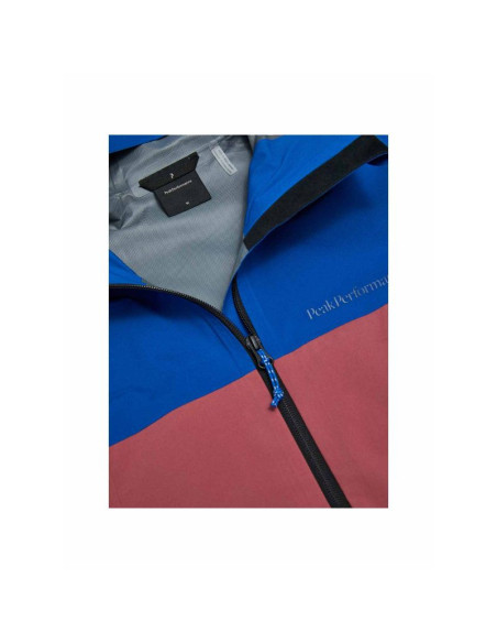 Kurtka męska peak performance m trail hipe 2.5l shell jacket kolor niebieski