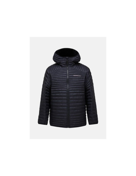 Kurtka męska peak performance m monolight insulated hood jacket kolor czarny