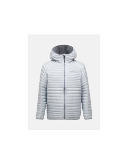Kurtka męska peak performance m monolight insulated hood jacket kolor szary