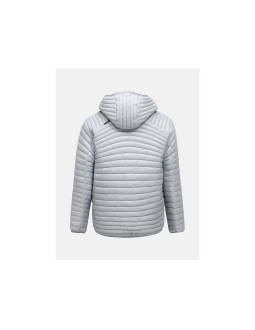 Kurtka męska peak performance m monolight insulated hood jacket kolor szary 2