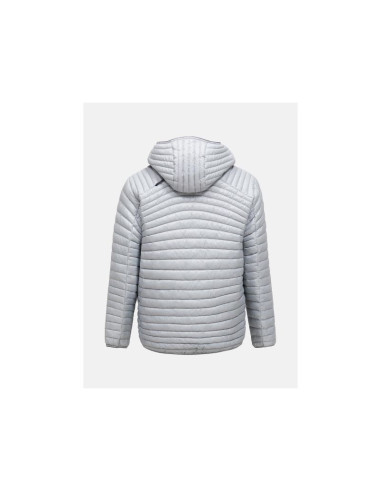Kurtka męska peak performance m monolight insulated hood jacket kolor szary