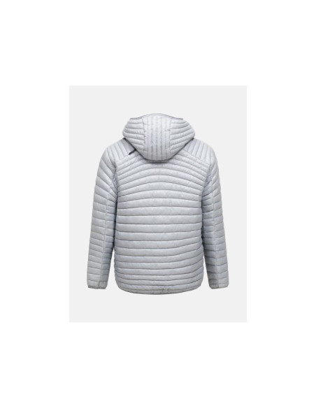 Kurtka męska peak performance m monolight insulated hood jacket kolor szary