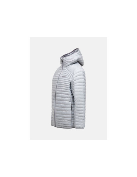Kurtka męska peak performance m monolight insulated hood jacket kolor szary