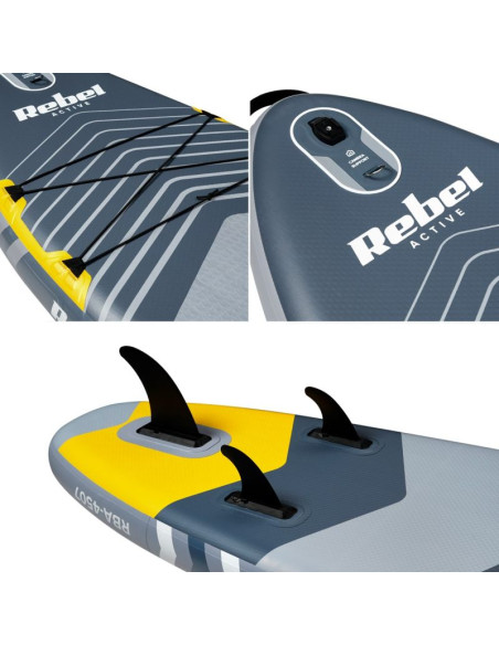 Deska sup rebel active pompowana 350x81x15cm , zestaw