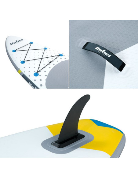 Deska sup rebel active pompowana 350x81x15cm biała
