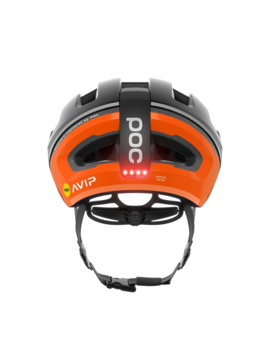 Kask szosowy poc omne beacon mips - apatite navy/fluo orange matt rozmiar: m