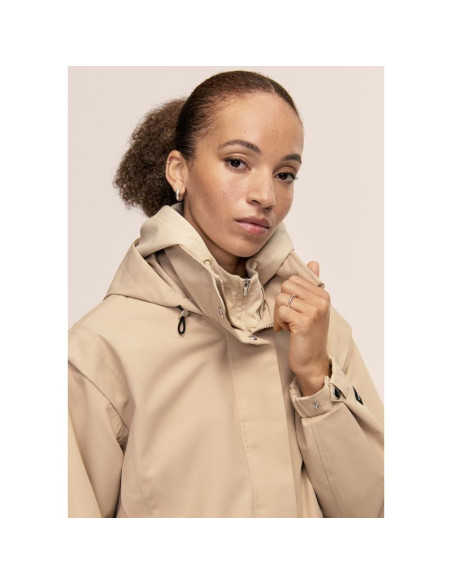 Kurtka damska casall scandi bomber rain jacket kolor beżowy
