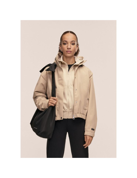 Kurtka damska casall scandi bomber rain jacket kolor beżowy