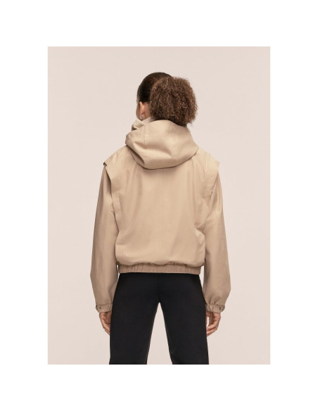 Kurtka damska casall scandi bomber rain jacket kolor beżowy