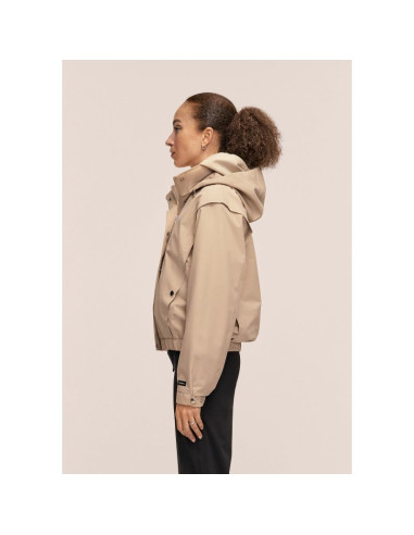 Kurtka damska casall scandi bomber rain jacket kolor beżowy