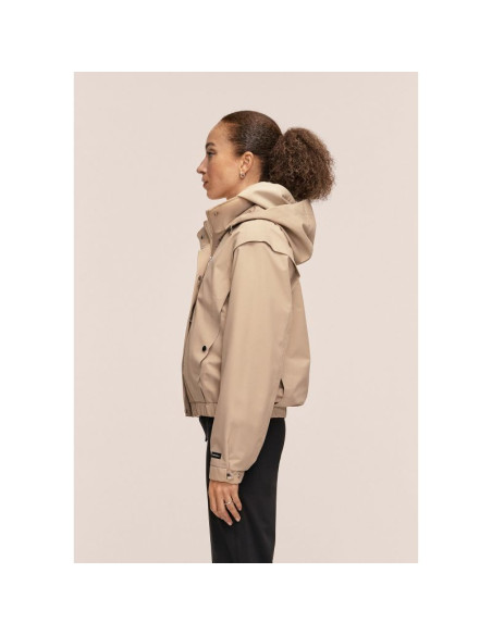 Kurtka damska casall scandi bomber rain jacket kolor beżowy