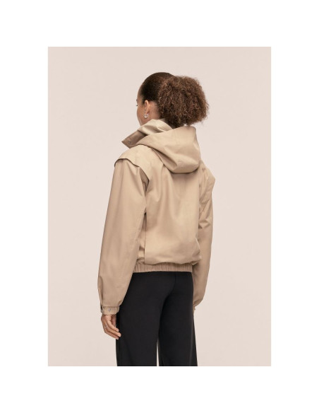 Kurtka damska casall scandi bomber rain jacket kolor beżowy
