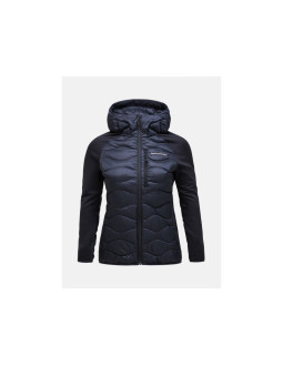 Kurtka peak performance w helium down hybrid hood czarny