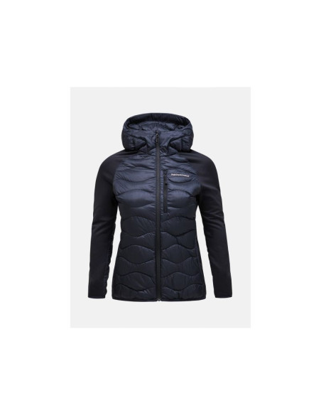 Kurtka peak performance w helium down hybrid hood czarny