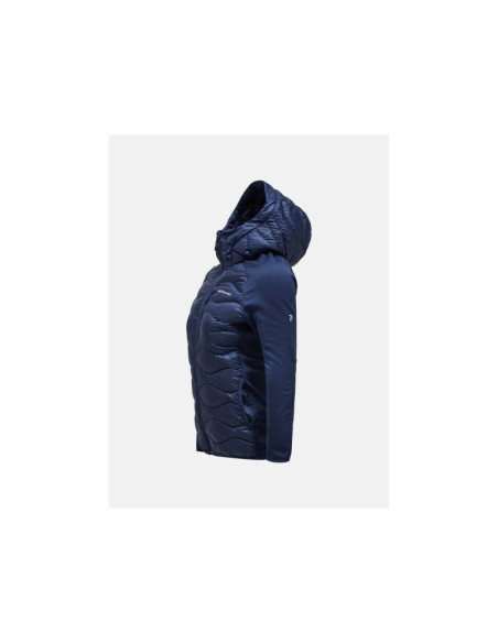 Kurtka peak performance w helium down hybrid hood granatowy - m