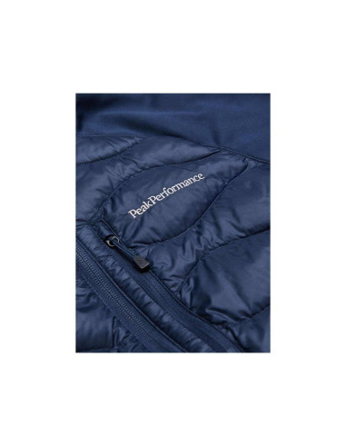 Kurtka peak performance w helium down hybrid hood granatowy - m