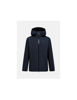 Kurtka męska peak performance m treeline hipe 2.5l shell jacket kolor czarny