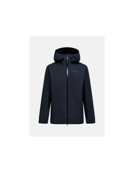Kurtka męska peak performance m treeline hipe 2.5l shell jacket kolor czarny