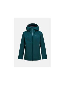 Kurtka męska peak performance m treeline hipe 2.5l shell jacket kolor zielony