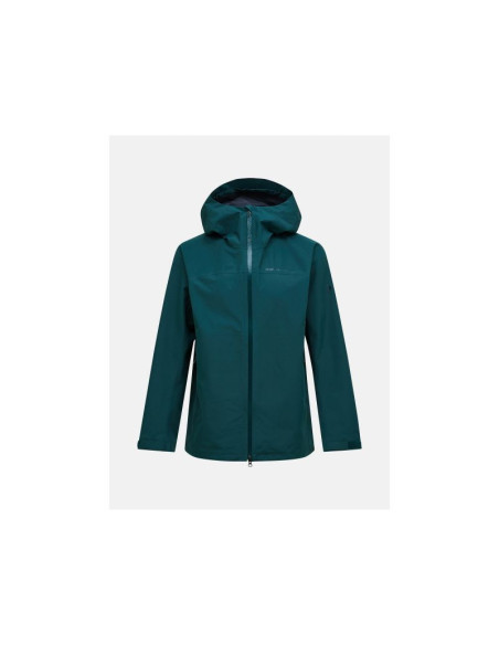 Kurtka męska peak performance m treeline hipe 2.5l shell jacket kolor zielony