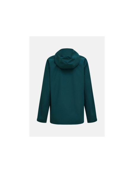 Kurtka męska peak performance m treeline hipe 2.5l shell jacket kolor zielony