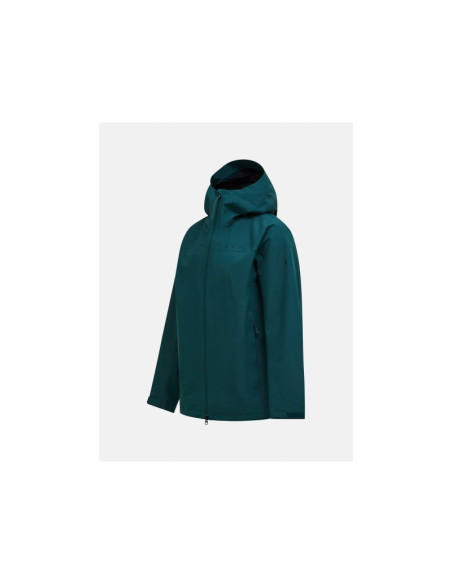 Kurtka męska peak performance m treeline hipe 2.5l shell jacket kolor zielony