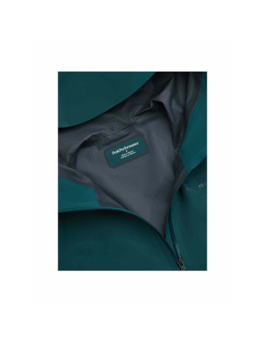 Kurtka męska peak performance m treeline hipe 2.5l shell jacket kolor zielony