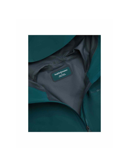 Kurtka męska peak performance m treeline hipe 2.5l shell jacket kolor zielony