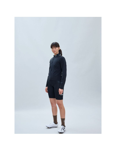 Kurtka rowerowa poc w's thermal splash jacket czarny