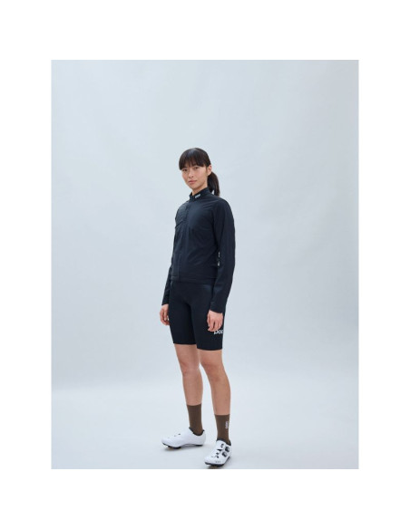 Kurtka rowerowa poc w's thermal splash jacket czarny