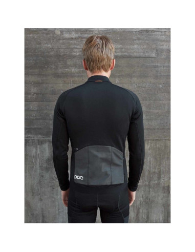 Kurtka rowerowa poc m's thermal jacket czarny