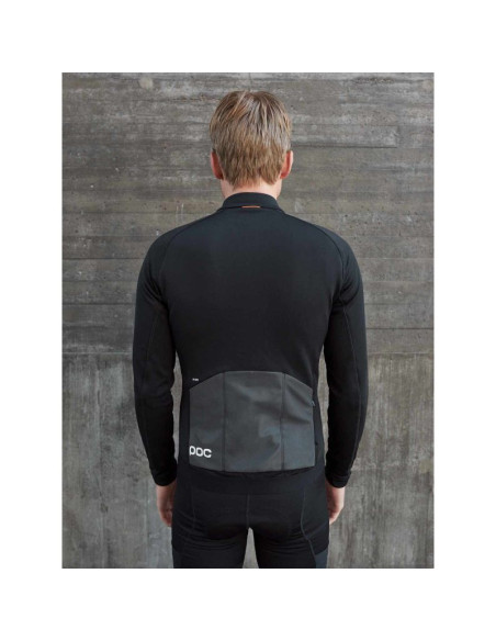 Kurtka rowerowa poc m's thermal jacket czarny