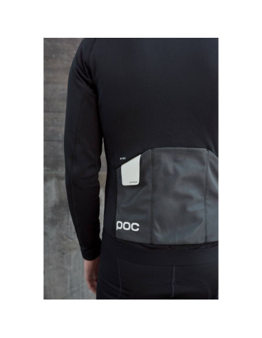 Kurtka rowerowa poc m's thermal jacket czarny